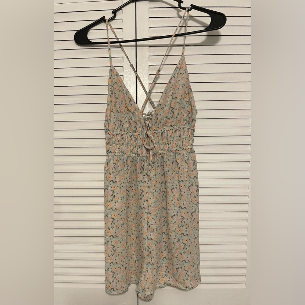 Love Tree Floral Romper